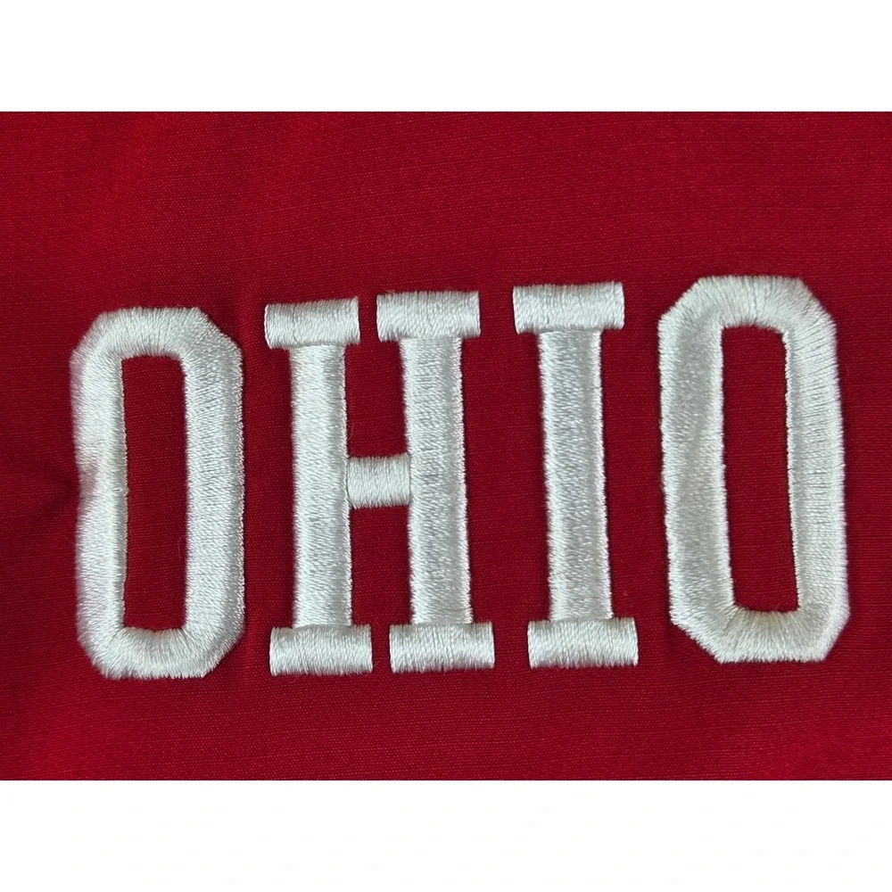 Columbia Ohio State Buckeyes Men's XL Quarter Zip Pullover Jacket Coat OSU NCAA
